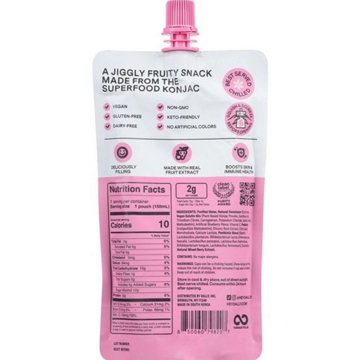 Dally Konjac Jelly Gel Fruit Snack - Mixed Berry