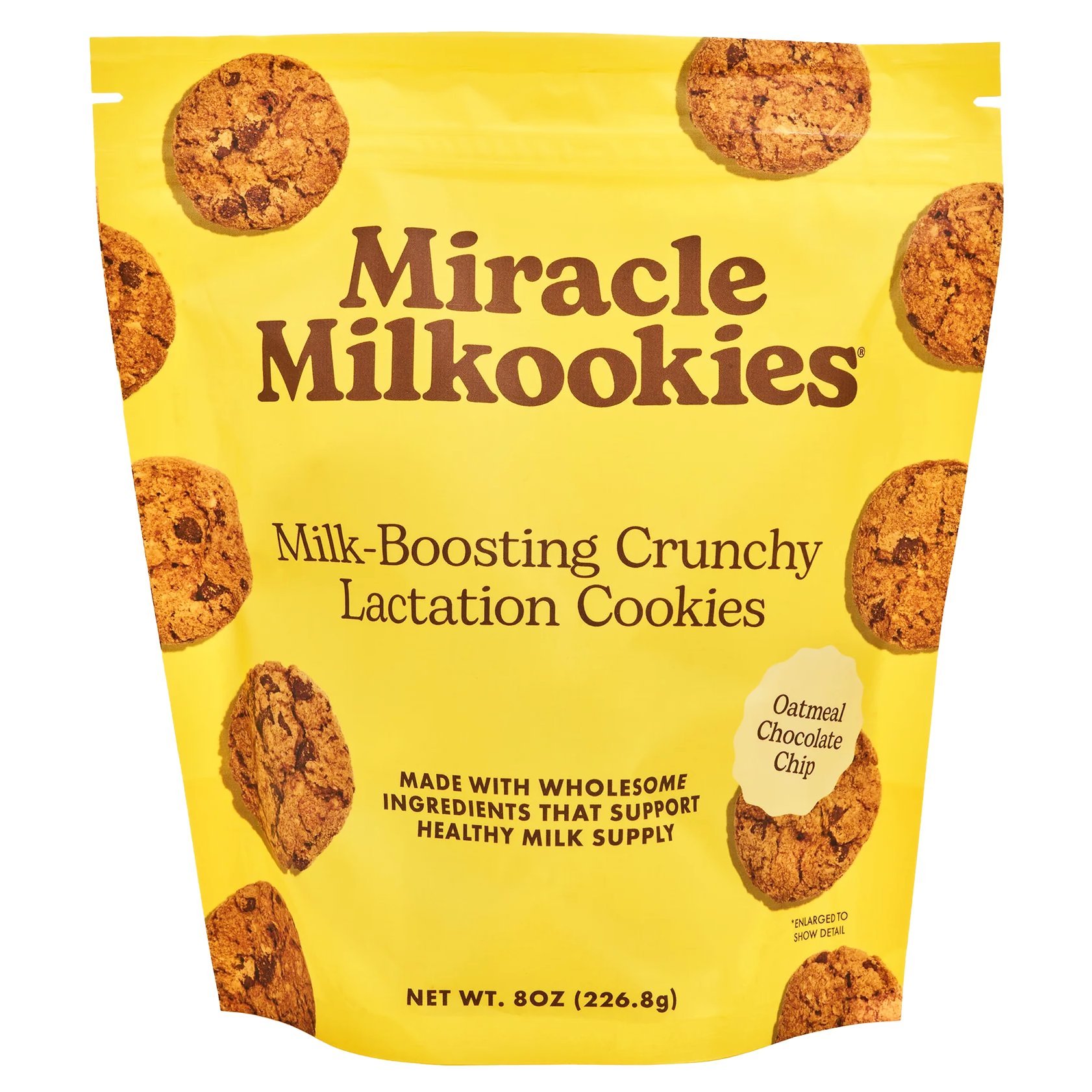 Miracle Mama Oatmeal Chocolate Chip Lactation Cookies, 8 oz