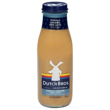 Dutch Bros Vanilla Caramel Iced Latte