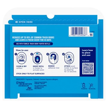Febreze Air Trash Starter Kit Holder & Refill - Gain Original