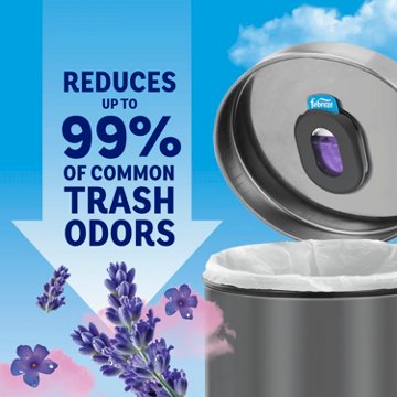 Febreze Air Trash Starter Kit Holder & Refill - Twilight Lavender