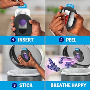 Febreze Air Trash Starter Kit Holder & Refill - Twilight Lavender
