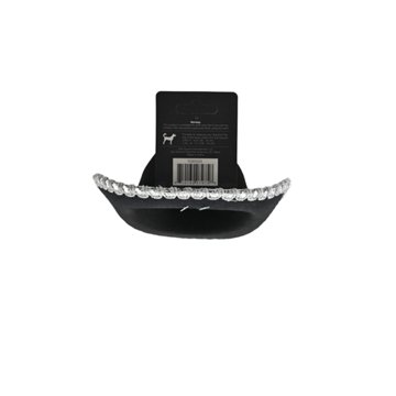 Max & Marlow Black Cowboy Hat with Silver