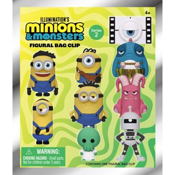 Monogram International Minions & Monsters Movie 3D Bag Clip Blind Pack - Series 2