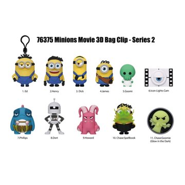 Monogram International Minions & Monsters Movie 3D Bag Clip Blind Pack - Series 2