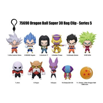 Monogram International Dragon Ball Super 30 Bag Clip Blind Pack - Series 5