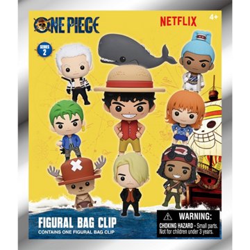 Monogram International Netflix One Piece 3D Foam Bag Clip Blind Pack - Series 2