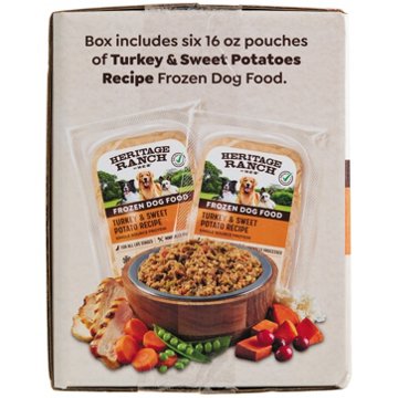 Heritage Ranch by H-E-B Frozen Dog Food Value Pack - Turkey & Sweet Potatoes Recipe