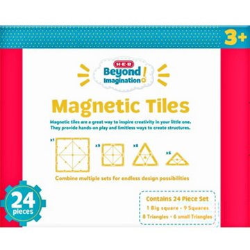 H-E-B Beyond Imagination! Magnetic Tiles, 24 pc