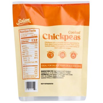 Solem Cooked Chickpeas, 8 oz