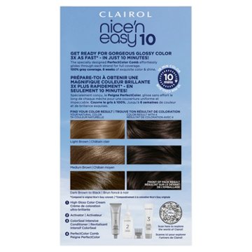 Clairol Nice N Easy 10 Minute Permanent Hair Color - 4 Dark Brown