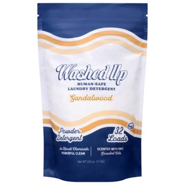 Washed Up Powder Laundry Detergent, 32 Loads - Sandalwood
