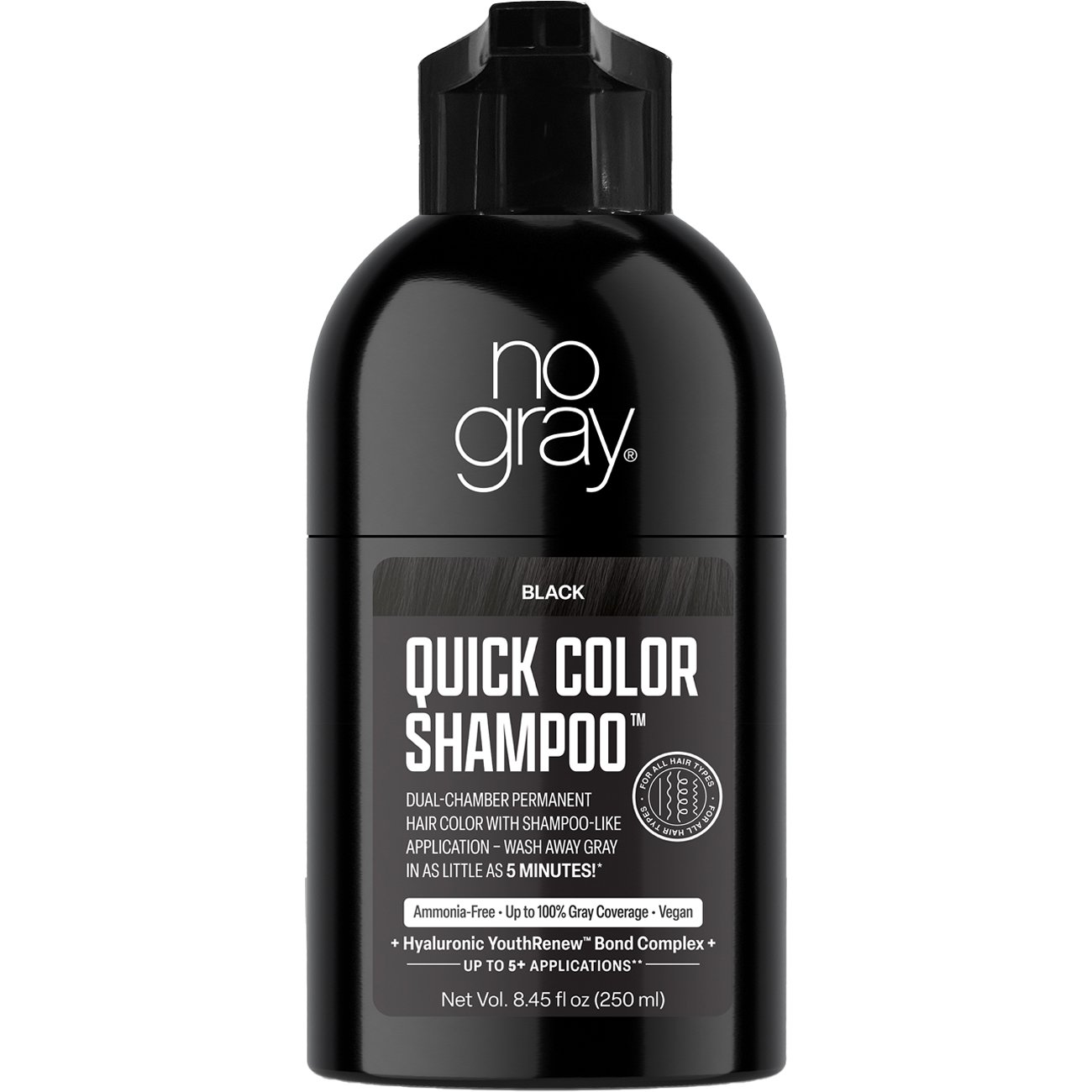 No Gray Quick Color Shampoo - Black - Shop Hair color at H-E-B