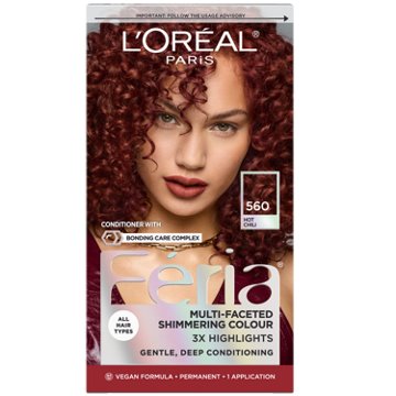 L'Oreal Paris Feria Permanent Hair Color - 560 Hot Chili