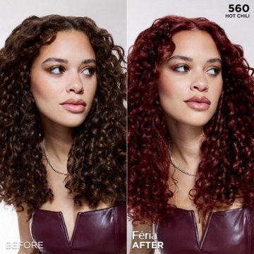 L'Oreal Paris Feria Permanent Hair Color - 560 Hot Chili