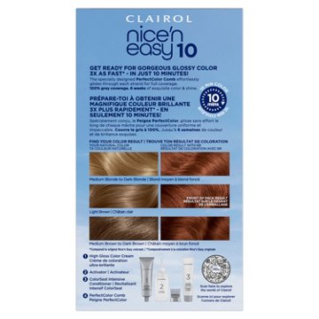 Clairol Nice N Easy 10 Minute Permanent Hair Color - 6R Light Auburn