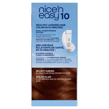 Clairol Nice N Easy 10 Minute Permanent Hair Color - 6R Light Auburn