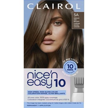 Clairol Nice N Easy 10 Minute Permanent Hair Color - 5A Medium Ash Brown