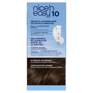 Clairol Nice N Easy 10 Minute Permanent Hair Color - 5A Medium Ash Brown