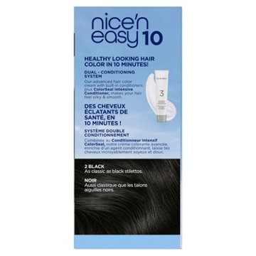 Clairol Nice N Easy 10 Minute Permanent Hair Color - 2 Black