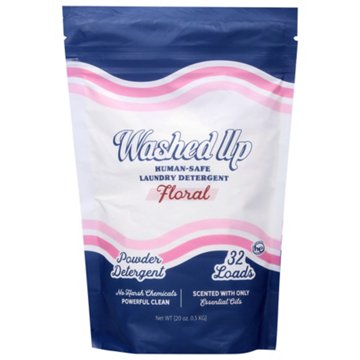 Washed Up Powder Laundry Detergent, 32 Loads - Floral