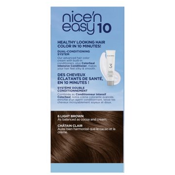 Clairol Nice N Easy 10 Minute Permanent Hair Color - 6 Light Brown