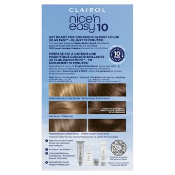 Clairol Nice N Easy 10 Minute Permanent Hair Color - 6 Light Brown