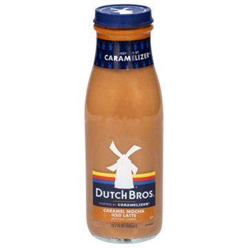 Dutch Bros Caramel Mocha Iced Latte