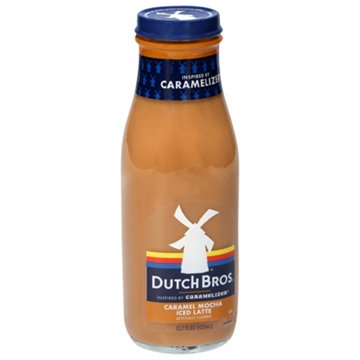 Dutch Bros Caramel Mocha Iced Latte