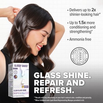 Splat Glossy Sauce Demi-Permanent Hair Gloss - Clear