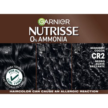 Garnier Nutrisse Permanent Hair Color - CR2 Glossy Soft Black