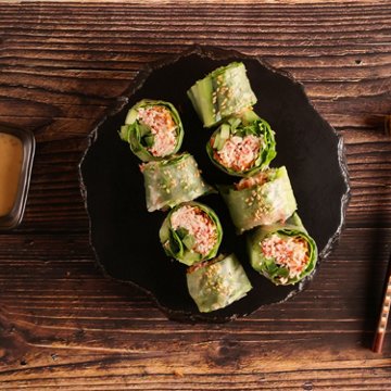 H-E-B Sushiya Garden Crab Spring Sushi Roll, 8 ct