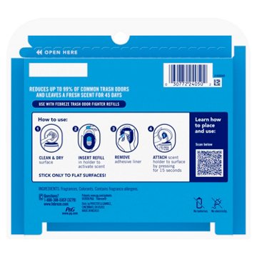 Febreze Trash Odor Fighter Freshener Starter Kit - Clean Lemon