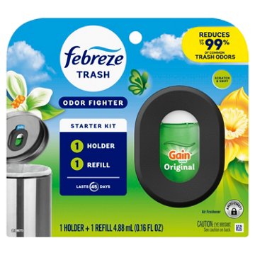 Febreze Trash Odor Fighter Freshener Starter Kit - Original