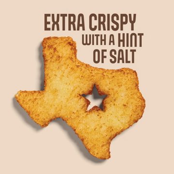 H-E-B Texas Shaped Hashbrown Patties, 19 oz