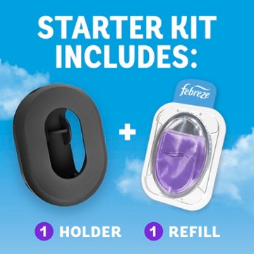 Febreze Trash Odor Fighter Freshener Starter Kit - Lavender Fresh
