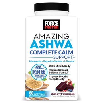 Force Factor Amazing Ashwa Complete Calm Support Softchew