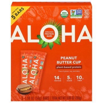 Aloha Peanut Butter Cup Organic Protein Bars
