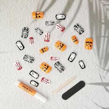 Vivid Tella Halloween Press on Nails - Monsters