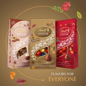 Lindt Lindor Gold Assorted Chocolate Truffles Bag
