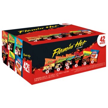 Frito Lay Flamin' Hot Mix Chips Multipack Bags