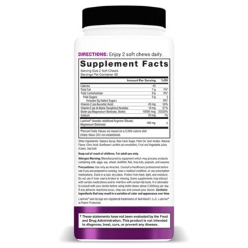 Force Factor Hair Growth Accelerator Berry Blast Chews