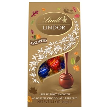 Lindt Lindor Gold Assorted Chocolate Truffle Fall Bag