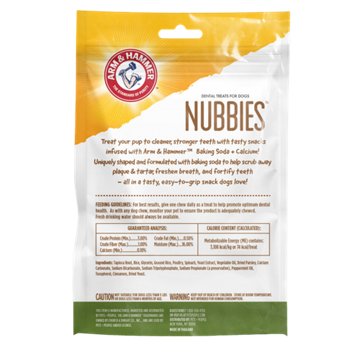 Arm & Hammer Nubbies Dental Dog Treats, 8 ct
