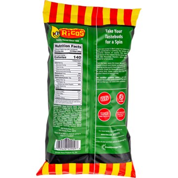 Ricos Blazin' Hot Pickle Tortilla Chips