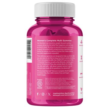 Goli Nutrition Women's Complete Multi Gummies, 60 ct