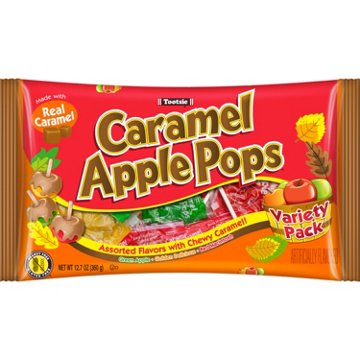 Tootsie Pops Caramel Apple Orchard Pops - Variety Pack