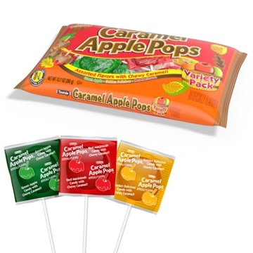 Tootsie Pops Caramel Apple Orchard Pops - Variety Pack