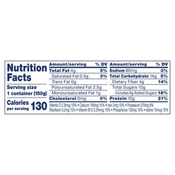 Silk Plant Protein Yogurt - Vanilla