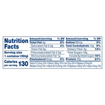 Silk Plant Protein Yogurt - Peach